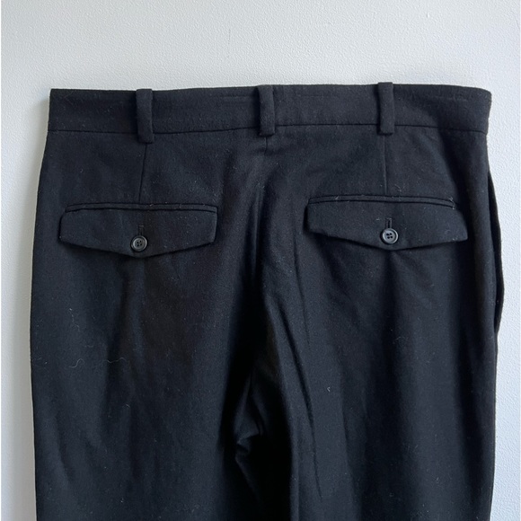 CLUB MONACO size 8 black wool ankle cropped pants - Picture 3 of 5